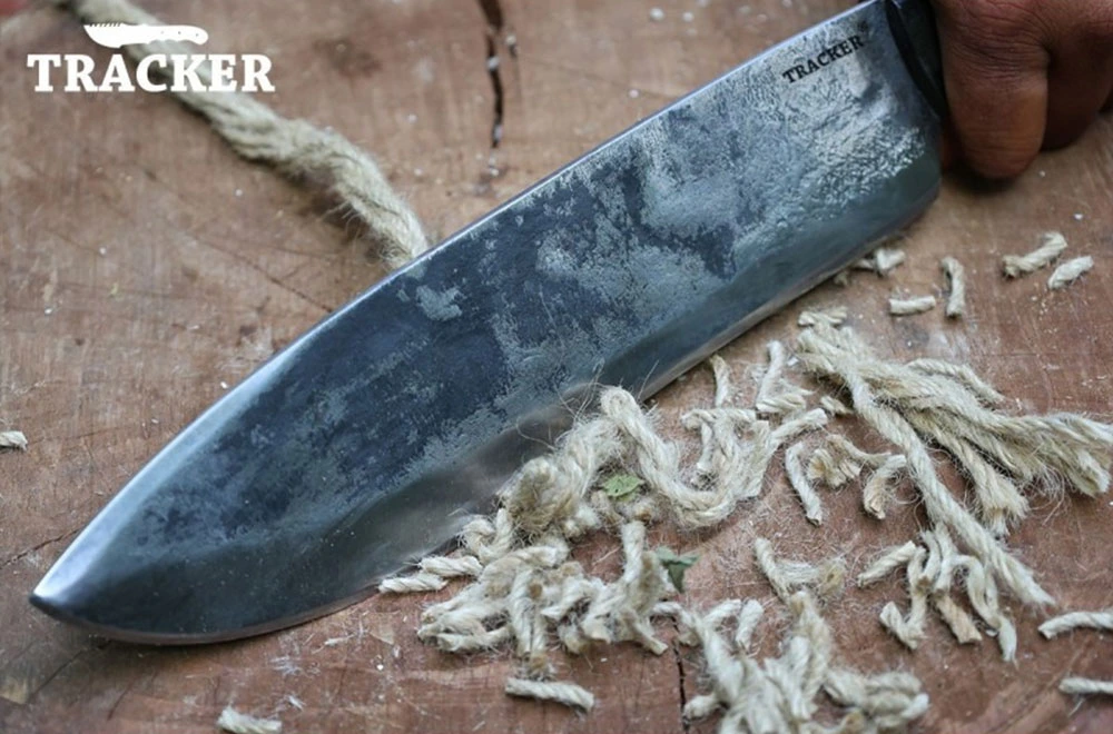Rugged Tracker Knife with Micarta Grip