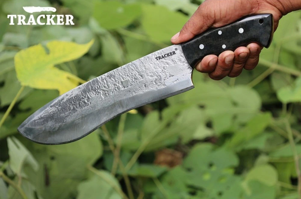 Rugged Tracker Knife with Micarta Grip